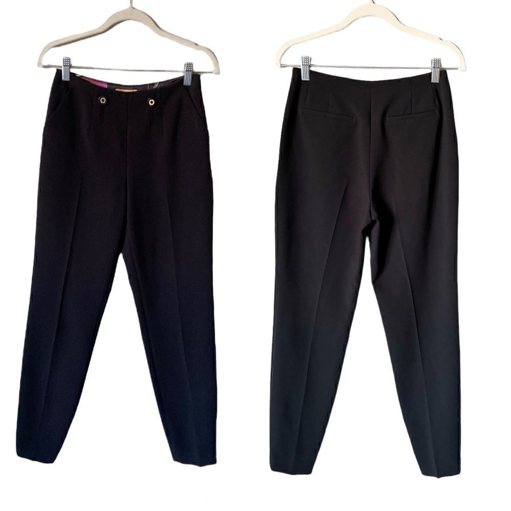 Ted Baker Black Dress Pants Straight Leg  Size 0